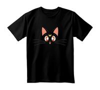 ABYSTYLE - Sailor Moon T-Shirt Noir Unisexe Luna - Taille M