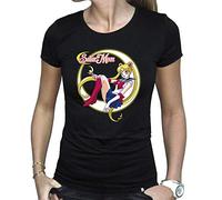 ABYSTYLE - Sailor Moon - Tshirt - Sailor Moon - Femme - Noir (L)