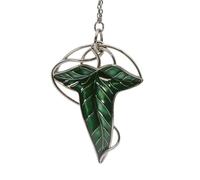 ABYstyle Seigneur des Anneaux Lorien Leaf 3D Porte-clés en métal 6 x 4,8 cm Vert et argent Accessoires Merch Cadeau
