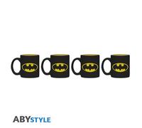 ABYSTYLE Ensemble de 4 tasses expresso Batman Iconique DC Comics
