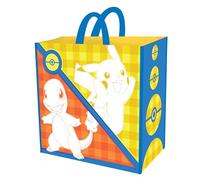 ABYSTYLE - Shopping Bag POKÉMON Starters Kanto - Produit Officiel - Grand Format Réutilisable - Pikachu, Bulbizarre, Salamèche & Carapuce