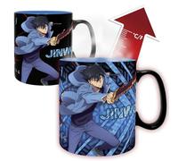 ABYSTYLE - SOLO LEVELING Mug thermo-réactif Jinwoo & Igris - Produit Officiel - Mug Heat Change - Céramique - Contenance 460 ml