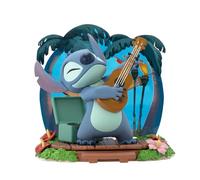 ABYSTYLE Studio - Figurine Disney Stitch Guitare - Produit Officiel - Statue Premium - Finitions Haute Qualité - Pièce de Collection