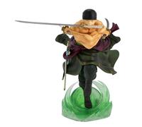 ABYstyle Studio - Figurine One Piece Roronoa Zoro - Produit Officiel - Hauteur 18 cm - Détails Peints - Socle Inclus - Pose de Combat