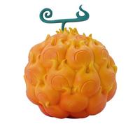ABYstyle Studio One Piece Flame-Flame Fruit Mera Nomi Réplique 13 cm Collection Anime Manga Maison Chambre Bureau Décor Cadeau, Orange