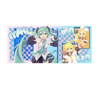 ABYSTYLE - Tapis de Souris Gaming XXL Hatsune Miku & Friends - Produit Officiel - 90 x 40 cm - Surface Antidérapante - Confort & Précision