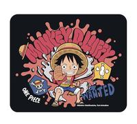 ABYSTYLE - Tapis de Souris Souple One Piece Luffy Chibi - Produit Officiel - Format 21 x 22 cm - Surface Lisse & Base Antidérapante