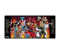 ABYSTYLE - Tapis de Souris XXL One Piece Bataille à Wano - Produit Officiel - Dimensions 80 x 35 cm - Surface Textile Haute Précision - Base Antidérapante
