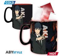 ABYstyle Mug thermo-réactif Chainsaw Man Denji & Aki Officiel 460 ml Multicolore