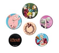 ABYSTYLE - THE SEVEN DEADLY SINS Pack de Badges Mix