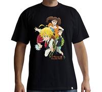 ABYstyle - The Seven Deadly Sins - T-Shirt - Groupe - Homme - Noir (XL)