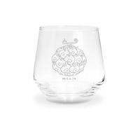 ABYSTYLE - Verre ONE PIECE Flame-Flame Fruit - Produit Officiel - Verre Premium - Contenance 300 ml