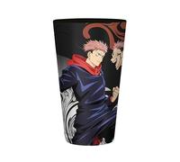 ABYSTYLE - Verre XXL JUJUTSU KAISEN Itadori vs Sukuna - Produit Officiel - 400 ml - Impression Haute Qualité