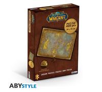 Abystyle World Of Warcraft - Puzzle 1000 Pièces - Carte D'azeroth