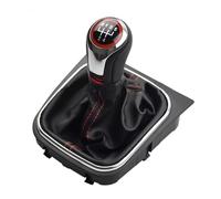 abywrpagg Compatible Avec VW Pour Golf 5 MK5 R32 Pour GTD Pour GTI 2004 2005 2006 2007 2008 2009 Pommeau De Levier De Vitesse À 5 6 Vitesses Accessoires Intérieurs(6 Speed)