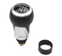 abywrpagg Compatible Avec VW Pour Golf 5 MK5 R32 Pour GTD Pour GTI 2004 2005 2006 2007 2008 2009 Pommeau De Levier De Vitesse À 5 6 Vitesses Avec Couvercle De Coffre(Black 6 speed knob)