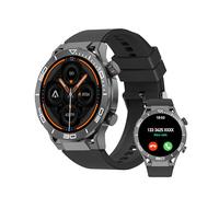 Abyx Fit Saturn 4 - Montre Connectée Homme avec 1,52'' / 330mAh Batterie/Smartwatch Homme avec 120+ Modes Sportifs, 24/7 Moniteur de Fréquence Cardiaque et Sommeil,IP68 Étanche pour Android iOS