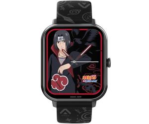 Abyx FIT Touch 3 Naruto Edition Montre connectée - Appel Bluetooth, 123 Modes, écran Tactile Complet TFT 1,83", IP67 étanche, Fonctions de santé, Notifications Push (Itachi)