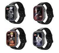Abyx Fit - Touch 5 - Naruto Shippuden Smart Watch Space Grey Display (12 unités), Gris, Noir