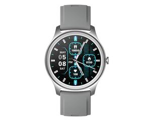 ABYX Montre Connectee Sport Fit Saturn - Sensor spo2 Professionnel - resiste à l'eau IP67 - Grise