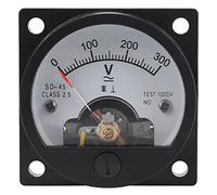 AC 0-300V Voltmetre analogique avec cadran rond