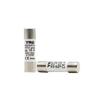 AC 10/20 pièces 10x38MM fusible en céramique à soufflage rapide 0.5A 1A 2A 3A 4A 5A 6A 8A 10A 16A 20A 25A 32A noyau de fusible en céramique R015 RT18 RT14 (Size : 0.5A, Color : 10PCS_FUSE CORE ONLY