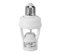 AC 110-220 V 360 ° Pir Capteur de mouvement infrarouge Corps humain Detecteur E27 Prise interrupteur LED Douille