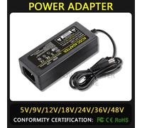 AC 110-240V DC 5V 9V 12V 15V 18V 24V 36V 48V 3A 4A 5A adaptateur d'alimentation universel adaptateur de chargeur Eu Us pour bandes lumineuses LED 15V5A