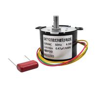 AC 110V/120V/127V Permanent Magnet Synchronous Motor 6W Speed Reducer Motors Controllable Positive And Negative Inversion(110VAC-40rpm)