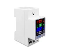 AC 110V 220V 100A, 4IN1 rail DIN Tension Courant KWH Compteur de surveillance d'énergie électrique VOLT AMP Voltmètre Ampèremètre Wattmètre