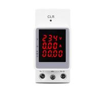 AC 110V 220V 100A din rail Voltage Current KWH monitor meter AMP voltmeter ammeter Wattmeter NWPNLXEA(TOVAE-100)