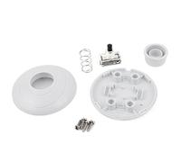 AC 125V 250V Interrupteur de lampe a pie Interrupteur a pedale Marche/Arret de Lampadaire Appuyez sur la main Interrupteur de ligne de lampadaire - blanc