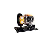 Caméra sport Hp ac-200w caméra full hd 1080p wi-fi 5 mpix avec bracelet télécommande + caisson étanche 60 m noir