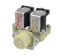 AC 220-240V 4 Broches Double Tubes Électrovanne d'Entrée d'Eau for Machine à Laver