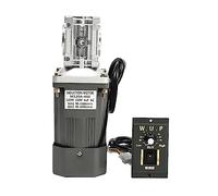 AC 220 V 120 W 30 K Moteur électrique sans fin avec gouverneur, engrenage sans fin avec double roulement à billes, vitesse de rotation réglable, moteur à engrenage sans fin avec fonction marche