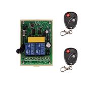 AC 220 V 2 canaux Télécommande sans fil Interrupteur sortie relais NO COM NC Télécommande radio lumière interrupteur relais