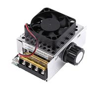 AC 220 V 4000 W SCR Régulateur de tension électrique Stabilisateur de tension de sortie Transformateur commutateur Variateur Température Moteur contrôleur de vitesse avec ventilateur
