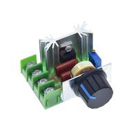 AC 220V 2000W SCR Voltage Regulator Dimming Dimmers electronic starter Speed Controller Thermostat Electronic Voltage Regulator Module IINKUEYK(One Size)