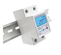 AC 220V 80A Din Rail LCD rétro-éclairage numérique compteur d'énergie monophasé kWh compteur de consommation d'énergie wattmètre réinitialisation électronique zéro(220V 50Hz)