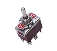 AC 250V/15A 125V/20A ON/OFF/ON 3 Position DPDT Momentary Toggle Switch