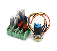 AC 50-220V 2000W SCR Régulateur de Tension Électrique Module, Carte Stabilisateur de Tension de Sortie Transformateur Commutateur Température/Régulateur de Vitesse Variateur de Lumière