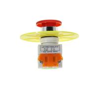 AC 660V 10A Shell Red Sign Emergency Stop Mushroom Push Button Switch NWPNLXEA