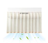 AC Air Deflector, Redirects Cooling Airflow, Adjustable Wind Blocker Cover, Lightweight Air Conditioner Shield with Angle Control Design, Climate Comfort Accessory for Bedroom 39.37x19.69x0.2 inches