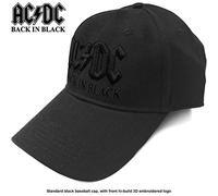 Ac - Cappello (Unisex-U) Back in Black (Nero) [Import]