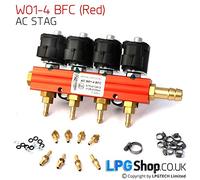 AC Cerf 4 Cyl W01-bfc (Rouge) injecteurs Rail