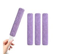 Ac Cleaning Brush - Microfiber Crevice Duster Sticks, Condenser Coil Radiator Washer, Long Reach Flexible Device | Air Conditioner Airflow Restoration, Home Fridge Vent Duct Grease Oil Cleaner Supply