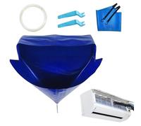 AC Cleaning Cover Kit - Waterproof Reusable Design, With Water Pipe And Insert Board | Split Air Conditioner Cleaning Tools For Home, Dorm, Hotel, Office, Commercial Maintenance