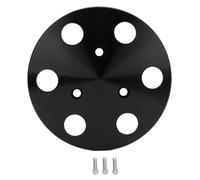 AC Compressor Clutch Pulley Cover, Aluminum Alloy High Strength proof for Sanden 508 SD5 Compressors Black - Clutch Pulley Cover, Clutch Pulley Cover for Sanden 508 (Black)