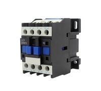 AC Contactor LC1-D09 9A 220V 50/60Hz Electrical 3 Poles Contactors 3P+NO Din Rail Mounted MQXFCZUX