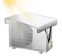 AC Cover, Outdoor Unit Protector, 37.2x18.5 Inches Weather Shield, Waterproof Dustproof Sleeve, UV Sun Guard for Air Conditioner Heat Protection, Winter Storage, Summer Maintenance